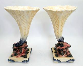pair Wildwood Italian vases