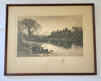 Camille Fonce French engraving