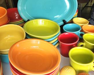 62 pcs. Fiesta dinnerware