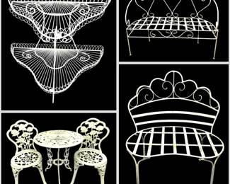 unique iron garden furniture