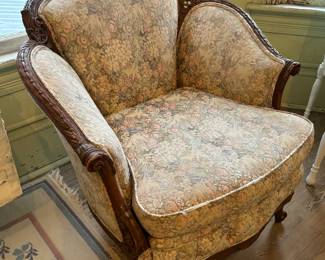 French Style Chair (matches sofa)