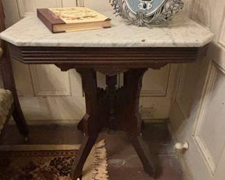 Victorian Marble Top Table