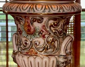 Capodimonte Urn with Lid