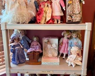 Doll Collection of Porcelain Dolls
