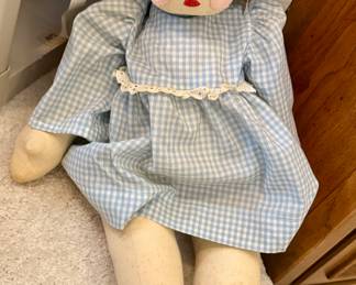 Scary Looking Doll with Huge Eyes and Eyelashes