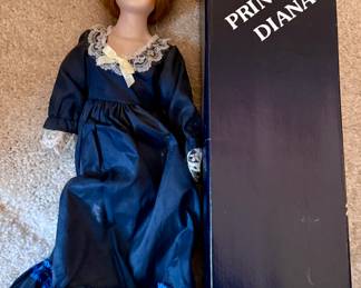 Princess Diana Porcelain Doll with Original Box