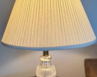 Crystal Table Lamp with Shade