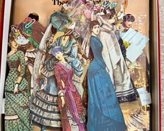 Victorian Cut-Out Fashion Paper Dolls from Harper Bazar Circa 1867-1898