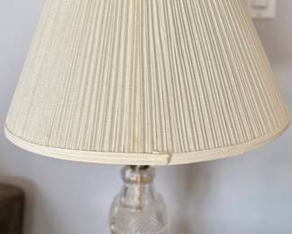 Crystal Table Lamp with Shade