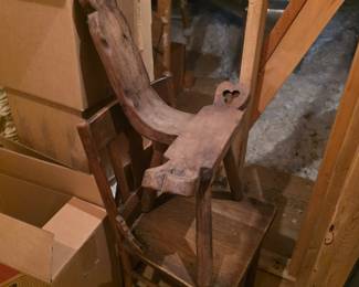 Picture of vintage chair & stool