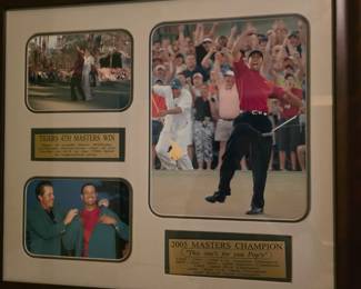 2005 Masters Champion collage - Tiger Woods