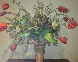 Imitation flower arrangement