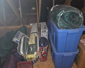 More camping equipment