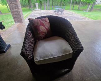 Second chair on patio