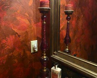 Bathroom - Tall candlestick