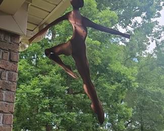 Wind dancer on back patio