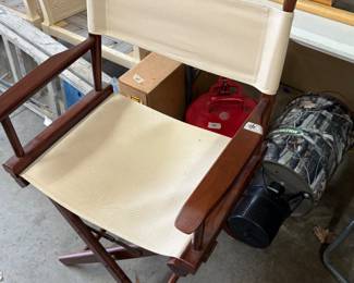 Garage- folding canvas chair