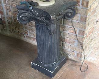 Fan on pedestal