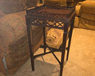 Table at end of sofa