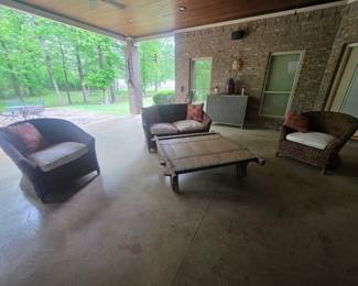 All furniture on patio