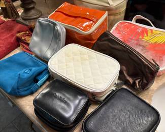 Master bathroom - makeup bags