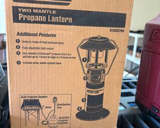 Garage - Coleman propane lantern