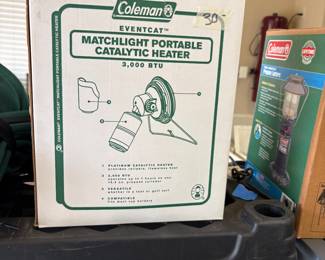 Garage - Coleman heater