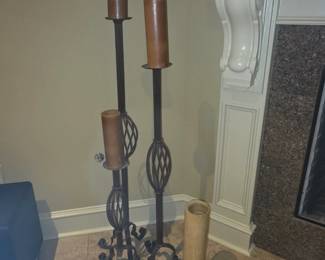 Candle holders & candles