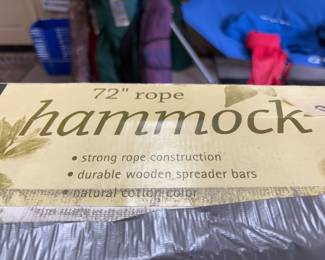 Garage - Rope hammock
