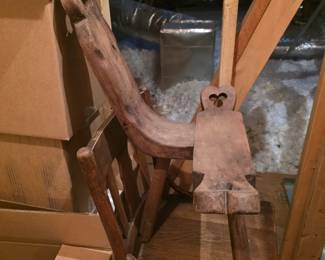Vintage 3 legged stool