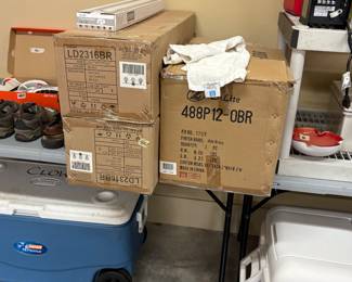 Garage - ice chests & more