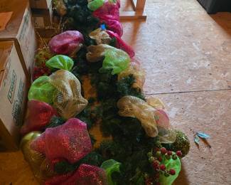 Very large Christmas swag