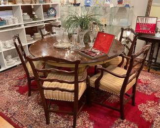 Nichols and stone round dining table height: 30” diameter: 60” $237.50 + tax