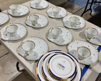 China Hand Painted French China and Lenox Set Orlando Estate Auction