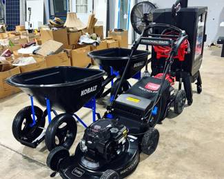 Lawn Mowers, Wheel Barrels and Smokers ORlando Estate Auction