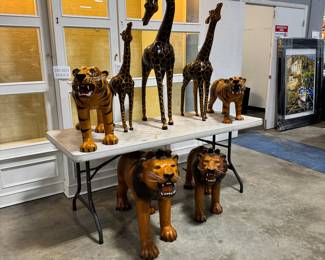Leather Wrapped Animals Orlando Estate Auction