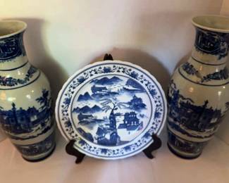 Blue and White Porcelain Pieces
