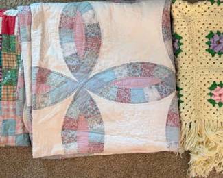 Vintage Quilts Crocheted Afghan
