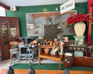 Primitive cabinets and planters
Multi unit drawers