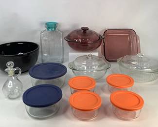 Pyrex Glass Baking Dishes and Bowls