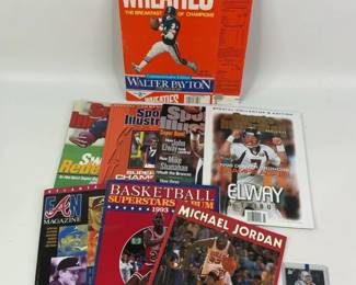 Peyton Manning Card, Walkter Payton Wheaties, Jordan and More