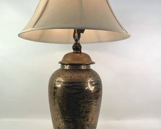 Asian-Themed Table Lamp