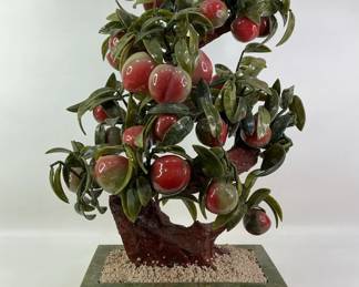 Glass Peach Tree
