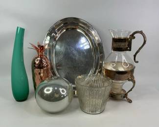 Decorative Home Decor with EPNS Silver Platter & More