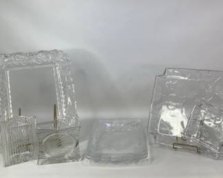 Decorative Glassware with Floral Patterns