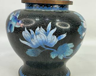 Cloisonne Jar with Lid