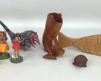 Collection of Wooden Figurines