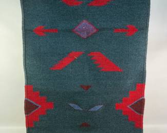 Handwoven Wool Rug Wall Hanging