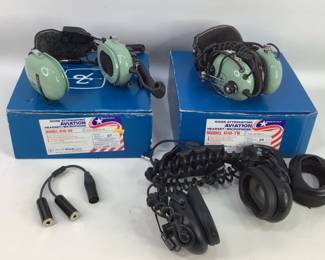 David Clark & Astrocom Aviation Headsets