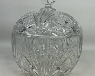 Crystal Bowl with Lid